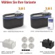 EMOS - Cat Fountain 2.6 L with Filtration System - Pet Care Drinking Fountain for Dogs and Cats - Drinking Water Fountain - Water Fountain for Pets - Fresh Water Dispenser - Grey EMOS - Cat Fountain 2.6 L with Filtration System - Pet Care Drinking Fountain for Dogs and Cats - Drinking Water Fountain - Water Fountain for Pets - Fresh Water Dispenser - Grey