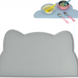 Eabdice Silicone Cat Bowl Mat, Non-Slip Cat Bowl Mat, for Table Decoration, for Placing Cutlery Eabdice Silicone Cat Bowl Mat, Non-Slip Cat Bowl Mat, for Table Decoration, for Placing Cutlery