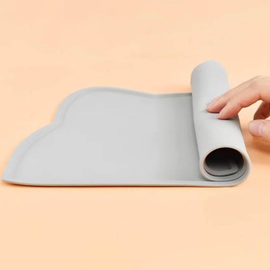 Eabdice Silicone Cat Bowl Mat, Non-Slip Cat Bowl Mat, for Table Decoration, for Placing Cutlery Eabdice Silicone Cat Bowl Mat, Non-Slip Cat Bowl Mat, for Table Decoration, for Placing Cutlery