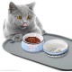 Eabdice Silicone Cat Bowl Mat, Non-Slip Cat Bowl Mat, for Table Decoration, for Placing Cutlery Eabdice Silicone Cat Bowl Mat, Non-Slip Cat Bowl Mat, for Table Decoration, for Placing Cutlery