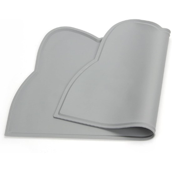 Eabdice Silicone Cat Bowl Mat, Non-Slip Cat Bowl Mat, for Table Decoration, for Placing Cutlery Eabdice Silicone Cat Bowl Mat, Non-Slip Cat Bowl Mat, for Table Decoration, for Placing Cutlery