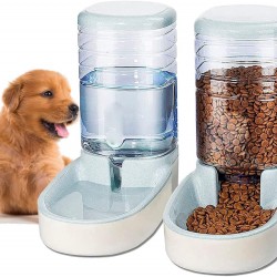Edipets, Automatic Cat Dog Feeder 2 Units 3.8L Pet Food and Water Dispenser (Grey) Edipets, Automatic Cat Dog Feeder 2 Units 3.8L Pet Food and Water Dispenser (Grey)