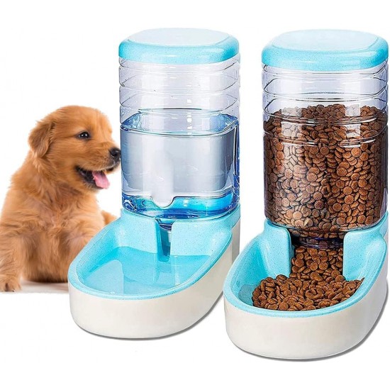 Edipets, Automatic Cat Dog Feeder 2 Units 3.8L Pet Food and Water Dispenser (Grey) Edipets, Automatic Cat Dog Feeder 2 Units 3.8L Pet Food and Water Dispenser (Grey)