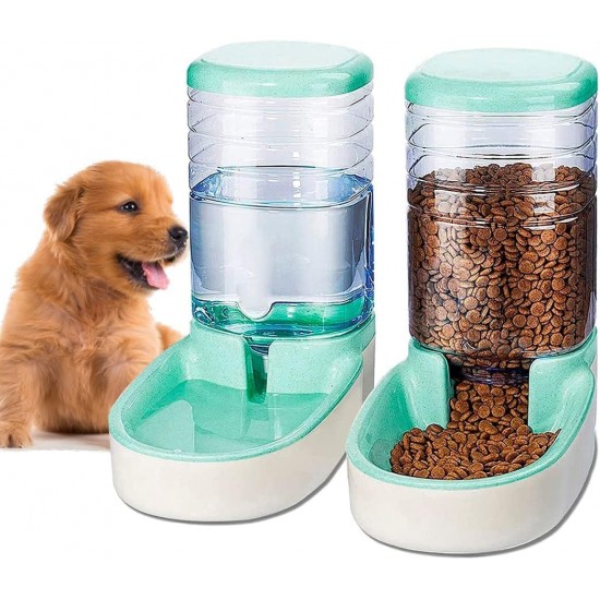Edipets, Automatic Cat Dog Feeder 2 Units 3.8L Pet Food and Water Dispenser (Grey) Edipets, Automatic Cat Dog Feeder 2 Units 3.8L Pet Food and Water Dispenser (Grey)
