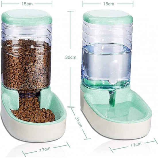 Edipets, Automatic Cat Dog Feeder 2 Units 3.8L Pet Food and Water Dispenser (Grey) Edipets, Automatic Cat Dog Feeder 2 Units 3.8L Pet Food and Water Dispenser (Grey)
