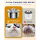 Emperor Pets Cat Water Fountain Stainless Steel - 3.2L Ultra Quiet Automatic Dog Water Fountain for Cats | Premium Pet Water Fountain Dishwasher Safe Ideal for Multiple Pets