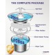 Emperor Pets Cat Water Fountain Stainless Steel - 3.2L Ultra Quiet Automatic Dog Water Fountain for Cats | Premium Pet Water Fountain Dishwasher Safe Ideal for Multiple Pets