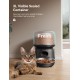 FEELNEEDY Automatic Cat Feeder with App, 2.4G WiFi Cat Feeder, Up to 10 Meals a Day, Food Jam and Low Battery Warnings, Stainless Steel Cat Bowl, 3L FEELNEEDY Automatic Cat Feeder with App, 2.4G WiFi Cat Feeder, Up to 10 Meals a Day, Food Jam and Low Battery Warnings, Stainless Steel Cat Bowl, 3L