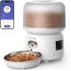 FEELNEEDY Automatic Cat Feeder with App, 2.4G WiFi Cat Feeder, Up to 10 Meals a Day, Food Jam and Low Battery Warnings, Stainless Steel Cat Bowl, 3L FEELNEEDY Automatic Cat Feeder with App, 2.4G WiFi Cat Feeder, Up to 10 Meals a Day, Food Jam and Low Battery Warnings, Stainless Steel Cat Bowl, 3L