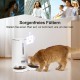 FUKUMARU Automatic Cat Feeder for 4L Cat Food, WiFi Feeder with Double Bowls, Automatic Food Dispenser for Cats/Dogs, with Customised Schedule, Battery-Operated & Wired Power Options, White FUKUMARU Automatic Cat Feeder for 4L Cat Food, WiFi Feeder with Double Bowls, Automatic Food Dispenser for Cats/Dogs, with Customised Schedule, Battery-Operated & Wired Power Options, White