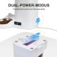 FUKUMARU Automatic Cat Feeder with Programmable Timers, Automatic Food Dispenser with 2 Stainless Steel Bowls, Feeder for Cats/Dogs FUKUMARU Automatic Cat Feeder with Programmable Timers, Automatic Food Dispenser with 2 Stainless Steel Bowls, Feeder for Cats/Dogs