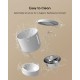 Faroro 4L Automatic Cat Feeder with Stainless Steel Bowl, 1-6 Meals per Day, 30s Voice Recorder, Dry Food for Cats Fresh Preservation, Double Power Supply Cat Feeder Faroro 4L Automatic Cat Feeder with Stainless Steel Bowl, 1-6 Meals per Day, 30s Voice Recorder, Dry Food for Cats Fresh Preservation, Double Power Supply Cat Feeder