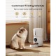 Faroro 4L Automatic Cat Feeder with Timer, Automatic Feeder Dogs, Stainless Steel Bowl, Programmable 1-6 Meals, 10s Voice Recorder, for Small/Medium Pets Faroro 4L Automatic Cat Feeder with Timer, Automatic Feeder Dogs, Stainless Steel Bowl, Programmable 1-6 Meals, 10s Voice Recorder, for Small/Medium Pets