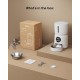 Faroro 4L Automatic Cat Feeder with Timer, Automatic Feeder Dogs, Stainless Steel Bowl, Programmable 1-6 Meals, 10s Voice Recorder, for Small/Medium Pets Faroro 4L Automatic Cat Feeder with Timer, Automatic Feeder Dogs, Stainless Steel Bowl, Programmable 1-6 Meals, 10s Voice Recorder, for Small/Medium Pets