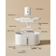 Faroro Cat Fountain, 2.5 L Drinking Fountain for Cats, Wireless, Battery Operated Cat Fountain with Motion Sensor, 5000 mAh Battery, Extremely Quiet Pump, BPA-Free, White Faroro Cat Fountain, 2.5 L Drinking Fountain for Cats, Wireless, Battery Operated Cat Fountain with Motion Sensor, 5000 mAh Battery, Extremely Quiet Pump, BPA-Free, White