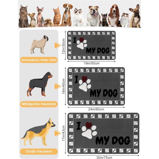 Feeding Mat Dog Cat Dog Bowl Pad: 30 x 50 cm Absorbent Mat Dog Bowl Non-Slip Feeding Mat Dog Feeding Mat Dog Mat Feeding Bowl Mat Pets Dog Mat Feeding Mat Dog Cat Dog Bowl Pad: 30 x 50 cm Absorbent Mat Dog Bowl Non-Slip Feeding Mat Dog Feeding Mat Dog Mat Feeding Bowl Mat Pets Dog Mat