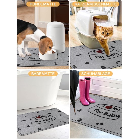 Feeding Mat Dog Cat Dog Bowl Pad: 30 x 50 cm Absorbent Mat Dog Bowl Non-Slip Feeding Mat Dog Feeding Mat Dog Mat Feeding Bowl Mat Pets Dog Mat Feeding Mat Dog Cat Dog Bowl Pad: 30 x 50 cm Absorbent Mat Dog Bowl Non-Slip Feeding Mat Dog Feeding Mat Dog Mat Feeding Bowl Mat Pets Dog Mat