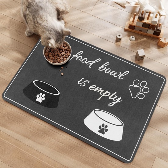 Feeding Mat Dog Cat Dog Bowl Pad: 30 x 50 cm Absorbent Mat Dog Bowl Non-Slip Feeding Mat Dog Feeding Mat Dog Mat Feeding Bowl Mat Pets Dog Mat Feeding Mat Dog Cat Dog Bowl Pad: 30 x 50 cm Absorbent Mat Dog Bowl Non-Slip Feeding Mat Dog Feeding Mat Dog Mat Feeding Bowl Mat Pets Dog Mat