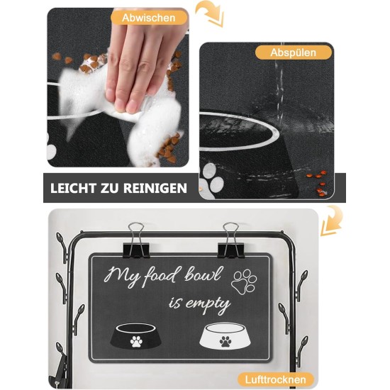 Feeding Mat Dog Cat Dog Bowl Pad: 30 x 50 cm Absorbent Mat Dog Bowl Non-Slip Feeding Mat Dog Feeding Mat Dog Mat Feeding Bowl Mat Pets Dog Mat Feeding Mat Dog Cat Dog Bowl Pad: 30 x 50 cm Absorbent Mat Dog Bowl Non-Slip Feeding Mat Dog Feeding Mat Dog Mat Feeding Bowl Mat Pets Dog Mat