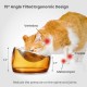 Felli Pet Whisker Fatigue Relief Angled Cat Wet Food Bowl Stainless Steel Flat Bowl Tilted Anti-Vomiting Measuring Free Oblique Wide Plate Raised Glass Acrylic for Small Dogs (0.5 Cups) Felli Pet Whisker Fatigue Relief Angled Cat Wet Food Bowl Stainless Steel Flat Bowl Tilted Anti-Vomiting Measuring Free Oblique Wide Plate Raised Glass Acrylic for Small Dogs (0.5 Cups)