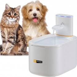 Ferplast Astra Wireless Cat Fountain, Drinking Fountain for Cat, Rechargeable Cat Drinking Fountain with Motion Sensor, 3 L, Three-Stage Filter, USB-C Included Ferplast Astra Wireless Cat Fountain, Drinking Fountain for Cat, Rechargeable Cat Drinking Fountain with Motion Sensor, 3 L, Three-Stage Filter, USB-C Included