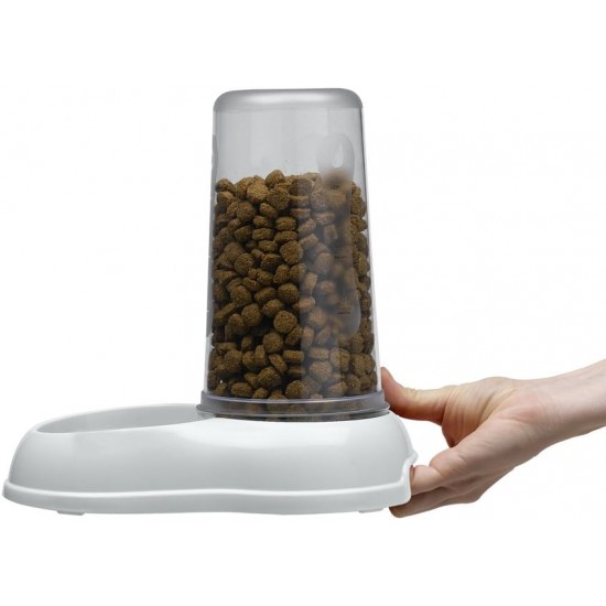 Ferplast Food or Water Dispenser for Dogs and Cats, Dry Food Dispenser, Water, Durable Plastic, Non Slip Base, Blue Ferplast Food or Water Dispenser for Dogs and Cats, Dry Food Dispenser, Water, Durable Plastic, Non Slip Base, Blue