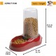 Ferplast Food or Water Dispenser for Dogs and Cats, Dry Food Dispenser, Water, Durable Plastic, Non Slip Base, Blue