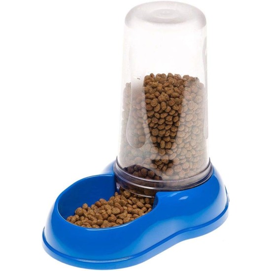 Ferplast Food or Water Dispenser for Dogs and Cats, Dry Food Dispenser, Water, Durable Plastic, Non Slip Base, White Ferplast Food or Water Dispenser for Dogs and Cats, Dry Food Dispenser, Water, Durable Plastic, Non Slip Base, White