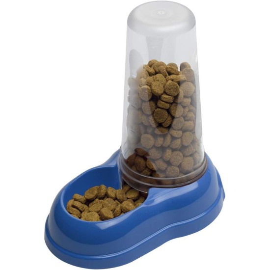 Ferplast Food or Water Dispenser for Dogs and Cats, Dry Food Dispenser, Water, Durable Plastic, Non Slip Base, White Ferplast Food or Water Dispenser for Dogs and Cats, Dry Food Dispenser, Water, Durable Plastic, Non Slip Base, White