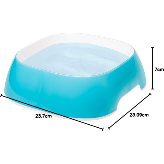 Ferplast Glam Katzenschale - Futter- und Wasserschale für Katzen aus Kunststoff, rutschfest, leicht zu reinigen, 0,2 Liter, grün Ferplast Glam Katzenschale - Futter- und Wasserschale für Katzen aus Kunststoff, rutschfest, leicht zu reinigen, 0,2 Liter, grün