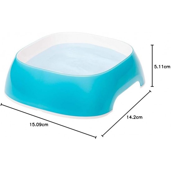 Ferplast Glam Katzenschale - Futter- und Wasserschale für Katzen aus Kunststoff, rutschfest, leicht zu reinigen, 0,2 Liter, grün Ferplast Glam Katzenschale - Futter- und Wasserschale für Katzen aus Kunststoff, rutschfest, leicht zu reinigen, 0,2 Liter, grün
