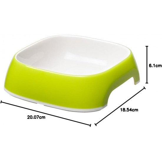 Ferplast Glam Katzenschale - Futter- und Wasserschale für Katzen aus Kunststoff, rutschfest, leicht zu reinigen, 0,2 Liter, grün Ferplast Glam Katzenschale - Futter- und Wasserschale für Katzen aus Kunststoff, rutschfest, leicht zu reinigen, 0,2 Liter, grün