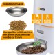Ferplast Risto PET Automatic Cat Feeder, Programmable, 4 Litre Capacity, Dual Power Supply, 6 Meals, Illuminated Display, Stainless Steel Bowl Included Ferplast Risto PET Automatic Cat Feeder, Programmable, 4 Litre Capacity, Dual Power Supply, 6 Meals, Illuminated Display, Stainless Steel Bowl Included