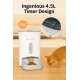 Flamingo Distributeur de Nourriture Blido Blanc - 3 L - Programmable - Pour Chiens et Chats Flamingo Distributeur de Nourriture Blido Blanc - 3 L - Programmable - Pour Chiens et Chats