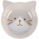 Flamingo Kapo Feeding and Drinking Bowl for Cats, Round, Light Grey, 280 ml, Ceramic, Dishwasher Safe Flamingo Kapo Feeding and Drinking Bowl for Cats, Round, Light Grey, 280 ml, Ceramic, Dishwasher Safe