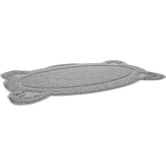 Flamingo Randy Cat Litter Tray Mat - Grey | 40 × 26 cm | Clean Paws & Clean Floor! Flamingo Randy Cat Litter Tray Mat - Grey | 40 × 26 cm | Clean Paws & Clean Floor!