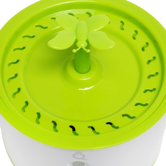 Friends Stream Cat and Dog Drinking Fountain Complete with Safety Sensor, 2.6 L, Green Friends Stream Cat and Dog Drinking Fountain Complete with Safety Sensor, 2.6 L, Green