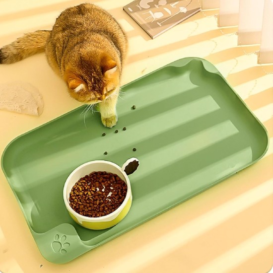 Futtermatte für Hunde und Katzen, verhindert Verschütten von Futter und Wasser, Wassernapf, Haustierfuttermatte, Katzenfuttermatte für Haustiere, Hunde und Katzen (-2111240032811) Futtermatte für Hunde und Katzen, verhindert Verschütten von Futter und Wasser, Wassernapf, Haustierfuttermatte, Katzenfuttermatte für Haustiere, Hunde und Katzen (-2111240032811)