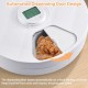 GAMKII Automatic Cat Wet Food Feeder 6 Meals with 2 Ice Packs, Battery Power Auto Pet Food Dispenser with Timer, Memory Function, Cats Small Dogs-First Meal with Cover (Stainless Steel Food Tray)