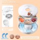 GAMKII Automatic Cat Wet Food Feeder 6 Meals with 2 Ice Packs, Battery Power Auto Pet Food Dispenser with Timer, Memory Function, Cats Small Dogs-First Meal with Cover (ABS Tray) GAMKII Automatic Cat Wet Food Feeder 6 Meals with 2 Ice Packs, Battery Power Auto Pet Food Dispenser with Timer, Memory Function, Cats Small Dogs-First Meal with Cover (ABS Tray)