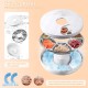 GAMKII Automatic Cat Wet Food Feeder 6 Meals with 2 Ice Packs, Battery Power Auto Pet Food Dispenser with Timer, Memory Function, Cats Small Dogs-First Meal with Cover (ABS Tray) GAMKII Automatic Cat Wet Food Feeder 6 Meals with 2 Ice Packs, Battery Power Auto Pet Food Dispenser with Timer, Memory Function, Cats Small Dogs-First Meal with Cover (ABS Tray)