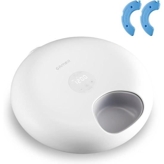 GAMKII Automatic WiFi Cat Feeder for Wet Food, 6 Meals Cat Feeder with 2 Ice Packs, Programmable Timer, Rechargeable Car Pet Food Dispenser, WiFi Control GAMKII Automatic WiFi Cat Feeder for Wet Food, 6 Meals Cat Feeder with 2 Ice Packs, Programmable Timer, Rechargeable Car Pet Food Dispenser, WiFi Control
