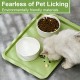 GRKB 1 x 28 x 19.5 cm green bowl mat dog feeding bowl mat silicone mat with rim bowls drinking accessories for cats bowl mat cats non-slip and waterproof feeding mat with rim GRKB 1 x 28 x 19.5 cm green bowl mat dog feeding bowl mat silicone mat with rim bowls drinking accessories for cats bowl mat cats non-slip and waterproof feeding mat with rim