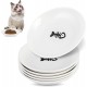 Galerie SV Set of 6 Cat Feeding Bowls - Cat Bowl Set - Ceramic Cat Bowl - Raised Cat Bowl - Cat Feeding Bowl - White (Fishbone Pattern) Galerie SV Set of 6 Cat Feeding Bowls - Cat Bowl Set - Ceramic Cat Bowl - Raised Cat Bowl - Cat Feeding Bowl - White (Fishbone Pattern)