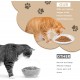 Galerie SV Set of 6 Cat Feeding Bowls - Cat Bowl Set - Ceramic Cat Bowl - Raised Cat Bowl - Cat Feeding Bowl - White (Fishbone Pattern) Galerie SV Set of 6 Cat Feeding Bowls - Cat Bowl Set - Ceramic Cat Bowl - Raised Cat Bowl - Cat Feeding Bowl - White (Fishbone Pattern)