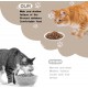 Galerie SV Set of 6 Cat Feeding Bowls - Cat Bowl Set - Ceramic Cat Bowl - Raised Cat Bowl - Cat Feeding Bowl - White (Fishbone Pattern) Galerie SV Set of 6 Cat Feeding Bowls - Cat Bowl Set - Ceramic Cat Bowl - Raised Cat Bowl - Cat Feeding Bowl - White (Fishbone Pattern)