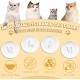 Galerie SV Set of 6 Cat Feeding Bowls - Cat Bowl Set - Ceramic Cat Bowl - Raised Cat Bowl - Cat Feeding Bowl - White (Fishbone Pattern) Galerie SV Set of 6 Cat Feeding Bowls - Cat Bowl Set - Ceramic Cat Bowl - Raised Cat Bowl - Cat Feeding Bowl - White (Fishbone Pattern)