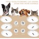 Galerie SV Set of 6 Cat Feeding Bowls - Cat Bowl Set - Ceramic Cat Bowl - Raised Cat Bowl - Cat Feeding Bowl - White (Fishbone Pattern) Galerie SV Set of 6 Cat Feeding Bowls - Cat Bowl Set - Ceramic Cat Bowl - Raised Cat Bowl - Cat Feeding Bowl - White (Fishbone Pattern)