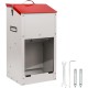 Galvanised Automatic Dog Feeder for Large Dogs, 11 kg Outdoor Pets Feeder Gravity Feeder Galvanised Automatic Dog Feeder for Large Dogs, 11 kg Outdoor Pets Feeder Gravity Feeder