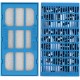 Genuine Replacement Filter Cartridges for use with Cat Mate and Dog Mate Pet Fountains - Pack of Two